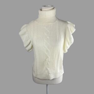 Elegant Cream Sweater Size S